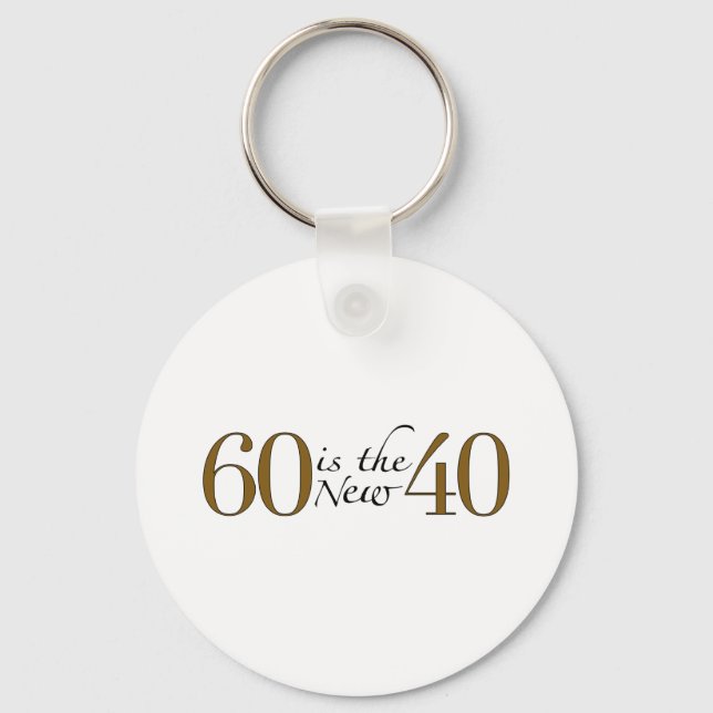 Chaveiro 60 É O Novo 40 (Frente)