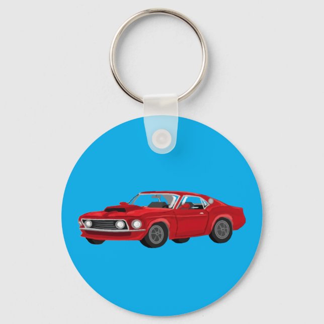 Chaveiro 60´s muscle car (Frente)