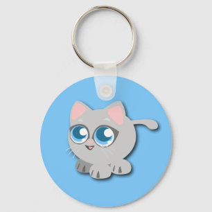Chaveiro 6473- baby-cat-vetor CUTE BABY KITTEN CAT LIGHT PA