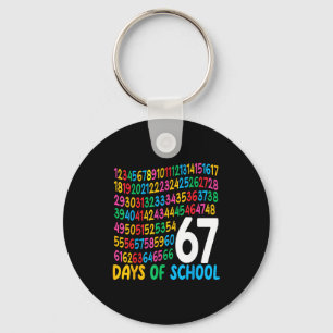 Chaveiro 67º Dia De Escola 67 Números De Matemática Profess