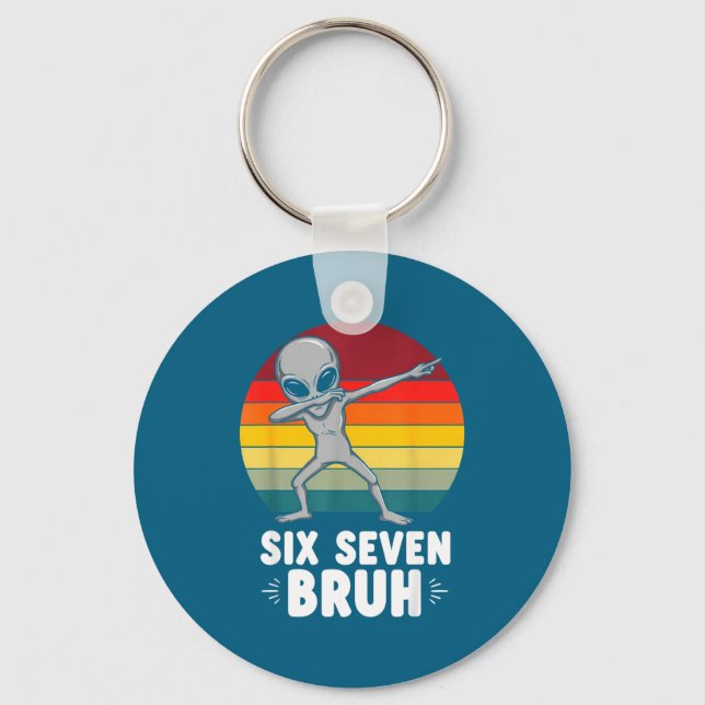 Chaveiro 67 Animals Funny 67 Brainrot Youth Kids Alien 67  (Frente)