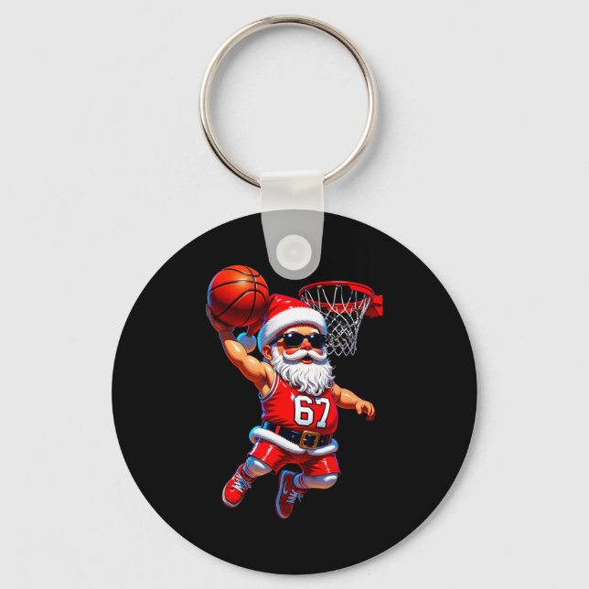 Chaveiro 67 Basketball Santa Six Seven Meme Christmas Srt M (Frente)