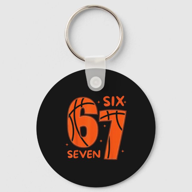 Chaveiro 67 Basquete Seis Sete 6 7 Meme 6  (Frente)