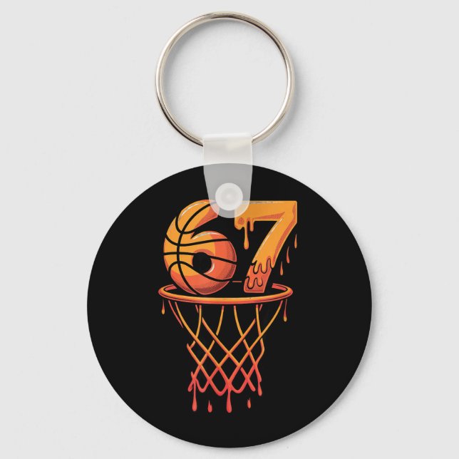 Chaveiro 67 Basquete Sorvete Gotejamento Seis Sete (Frente)