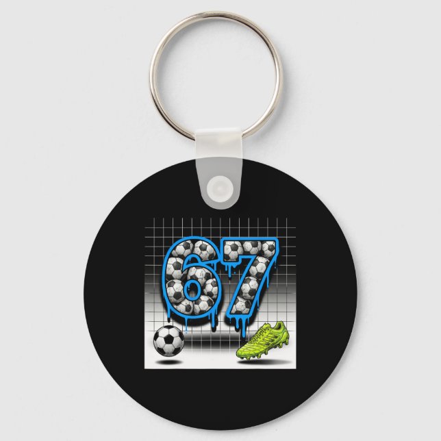 Chaveiro 67 Bola De Futebol Rede E Luvas Para Goleiros _ (Frente)