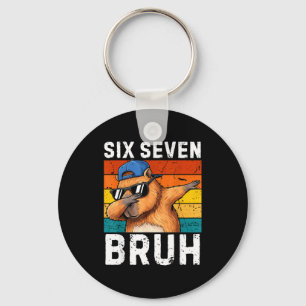 Chaveiro 67 Bruh Meme Engraçado 6 7 Capivara Para Meninos C