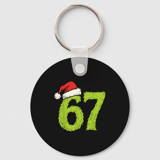 Chaveiro 67 Christmas 6 7 Meme Pajamas Holiday Gen Alpha Sl (Frente)