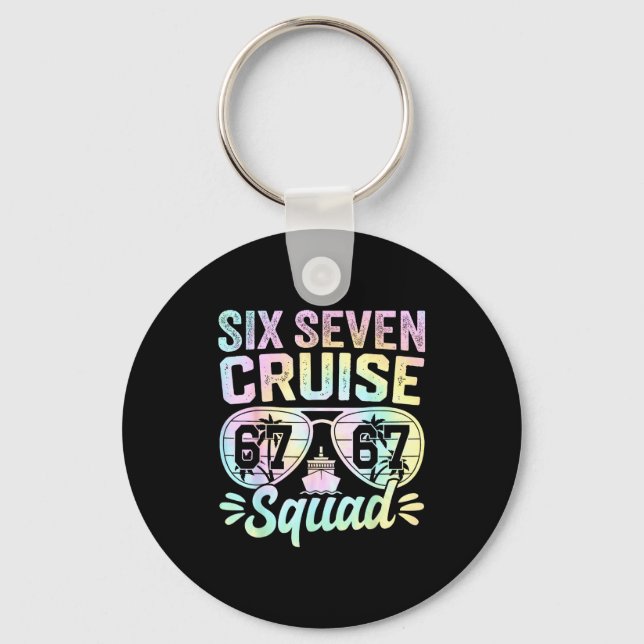 Chaveiro 67 Cruise Squad 2025 Cruise Six Seven Meme Matchin (Frente)
