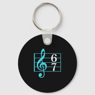 Chaveiro 67 Gíria de Meme de Música Professor de Música Eng
