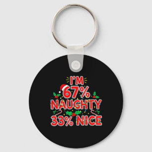 Chaveiro 67% Malvado 33% Bonito Natal Divertido 67 Meme Inf