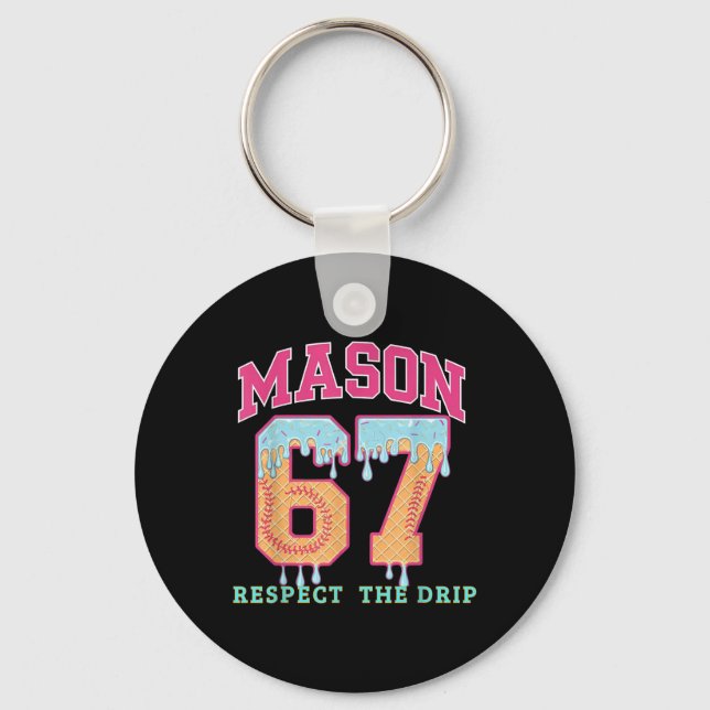 Chaveiro 67 Mason Ice Cream Baseball Drip Respect The Drep  (Frente)