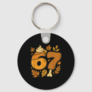 Chaveiro 67 Meme de Ação de Graças Engraçado Six Seven Gera