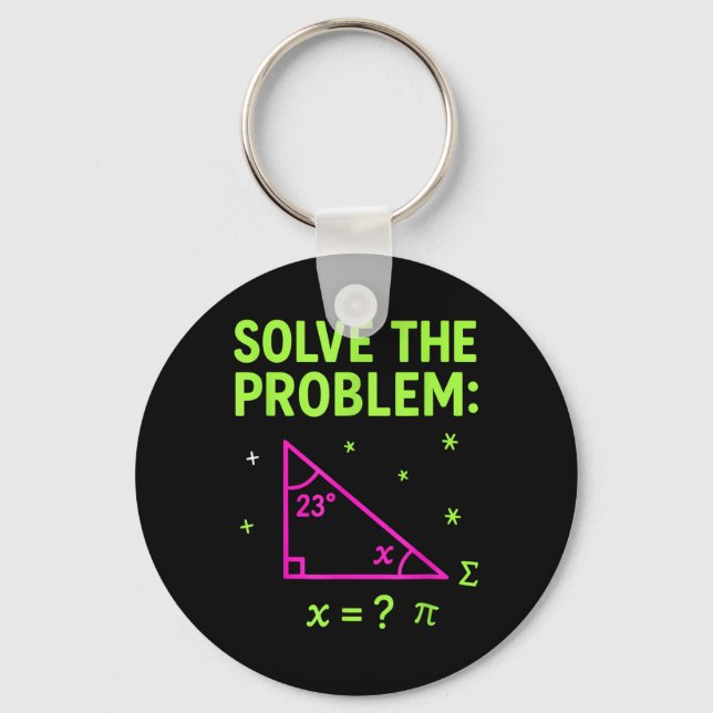 Chaveiro 67 Meme de Matemática Resolva o Problema Professor (Frente)