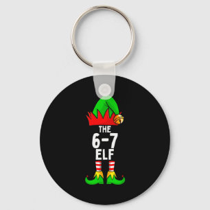 Chaveiro 67 Meme Elfo Natal Correspondência Família 6-7 Bra