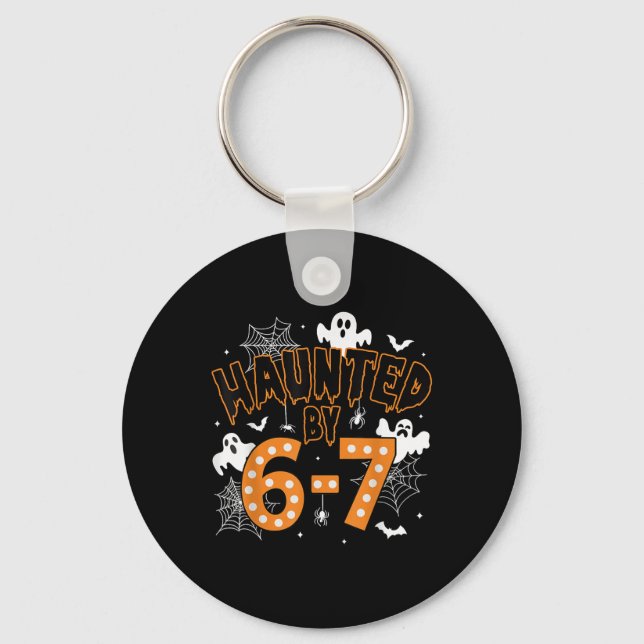 Chaveiro 67 Meme Halloween Assombrado– Fantasma Engraçado E (Frente)