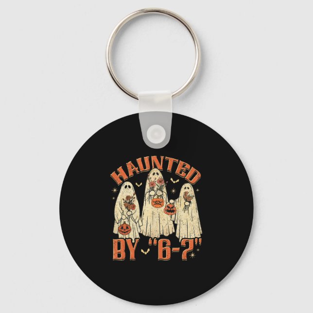 Chaveiro 67 Meme Halloween Haunted  (Frente)