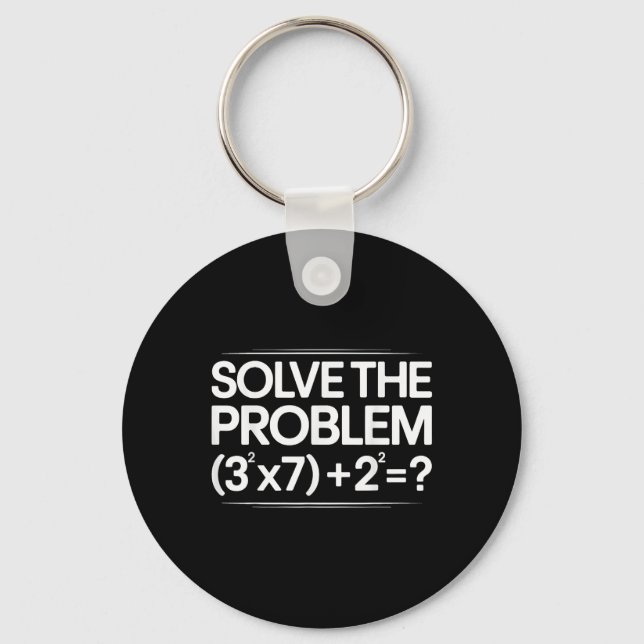 Chaveiro 67 Meme Matemática Engraçado Seis Sete Professor B (Frente)