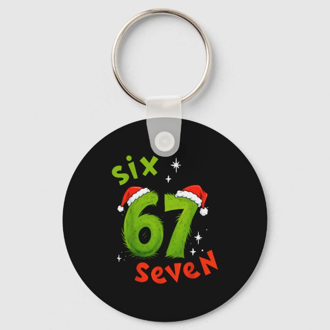 Chaveiro 67 Meme Six Seven For Kids Women Men Boys Girls Ch (Frente)