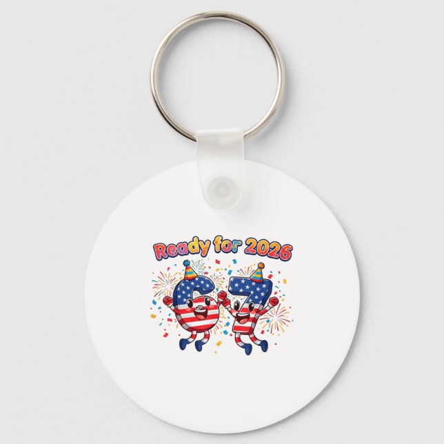 Chaveiro 67 Meme Six Seven Funny New Year 2026 Party Men Wo (Frente)