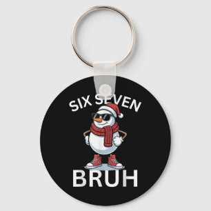 Chaveiro 67 Natal Divertido Seis Sete Meme Brainrot Boneco