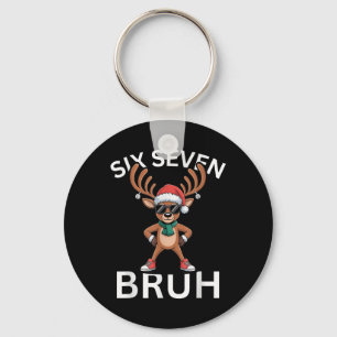Chaveiro 67 Natal Divertido Seis Sete Meme Brainrot Rena
