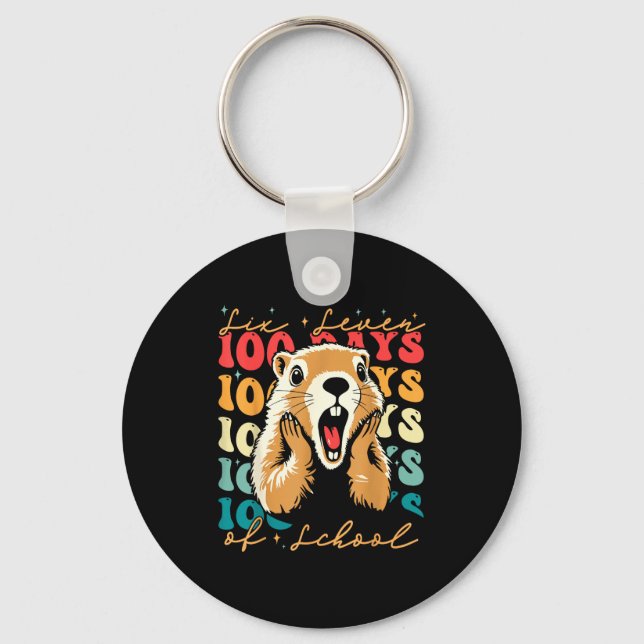 Chaveiro 67 Piadas Seis Sete Respeite O Groundhog 100 Dias  (Frente)