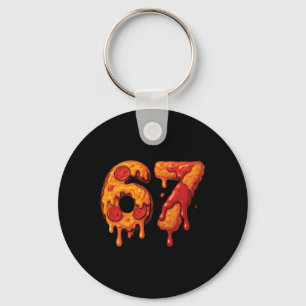 Chaveiro 67 Six Seven 6-7 Pizza E Nugget De Frango - Brainr