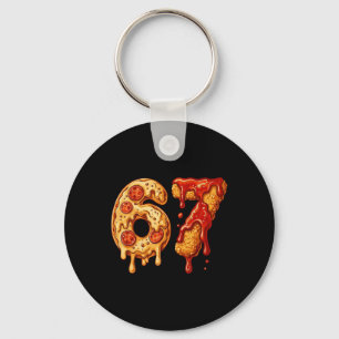 Chaveiro 67 Six Seven 6-7 Pizza E Nugget De Frango - Brainr