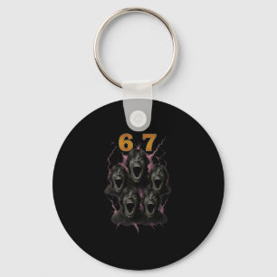 Chaveiro 67 Six Seven Contrabando 6 7 Design de Meme Engraç