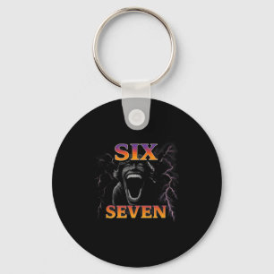 Chaveiro 67 Six Seven Contrafação 6 7 Design de Meme Engraç