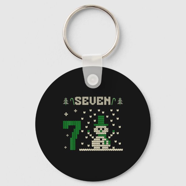 Chaveiro 67 Six Seven Meme Snowman Christmas Couple Matchin (Frente)