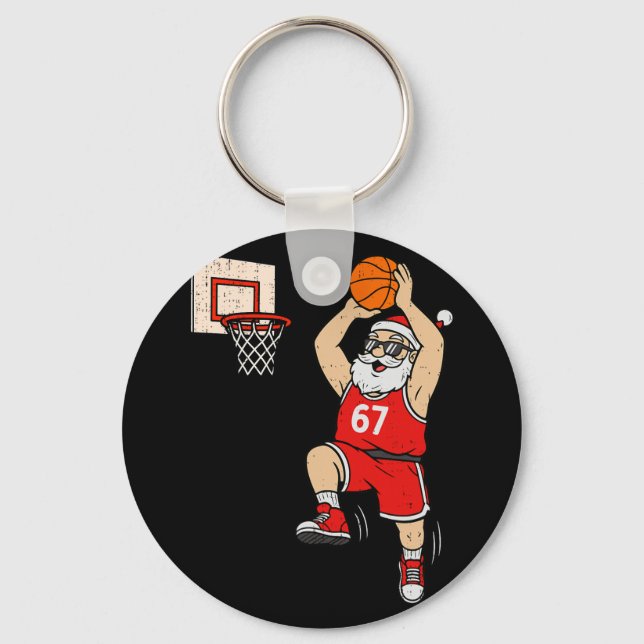 Chaveiro 67 Sketll Papai Noel Seis Sete Meme Natal Esporte  (Frente)
