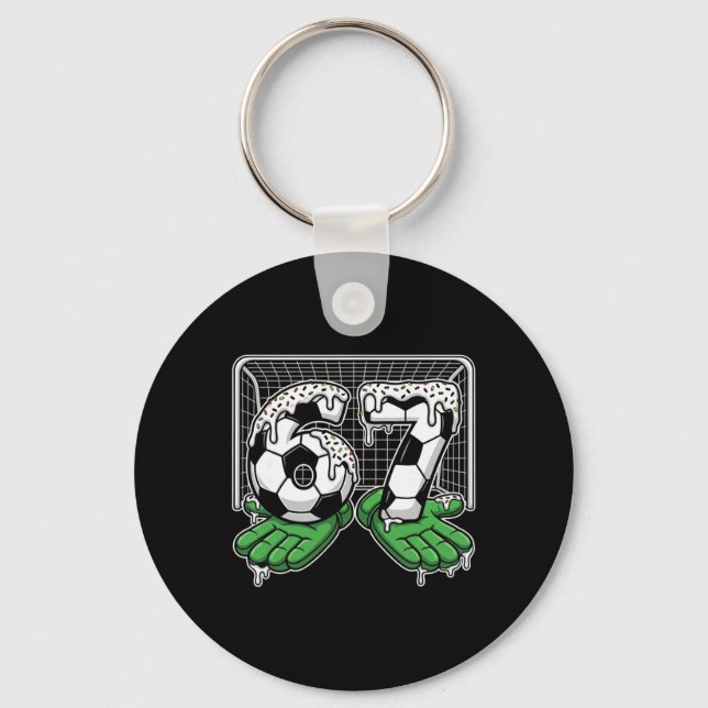 Chaveiro 67 Soccer Ll Rede De Goleiro E Luvas Para Jogadore (Frente)