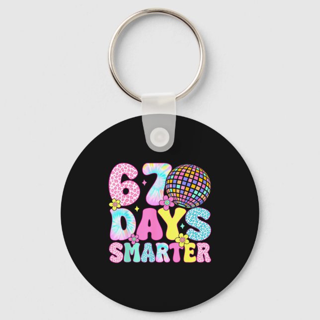 Chaveiro 67th Days Smarter Smile Face 67 Days School Teache (Frente)