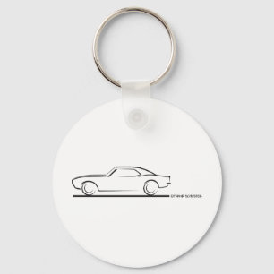Chaveiro 68 Duro Camaro Top BLK