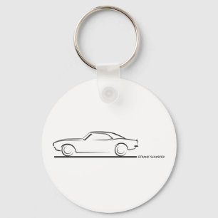 Chaveiro 68 Duro Camaro Top BLK