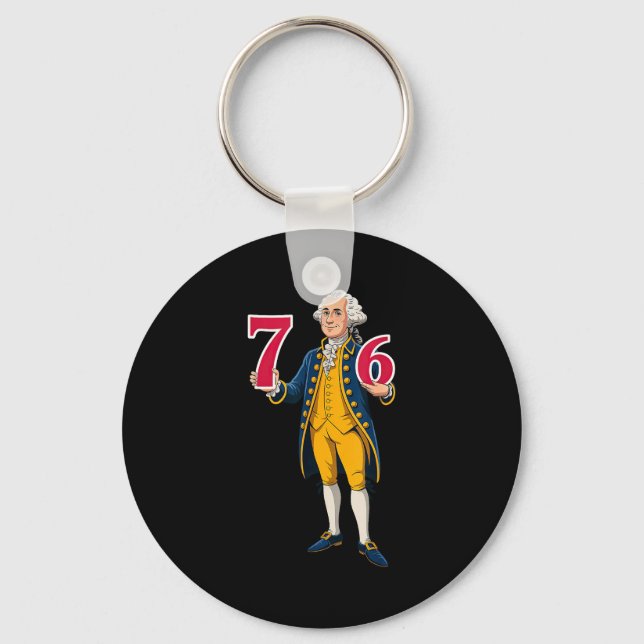 Chaveiro 6 7 7 6 George Washington Six Seven  (Frente)