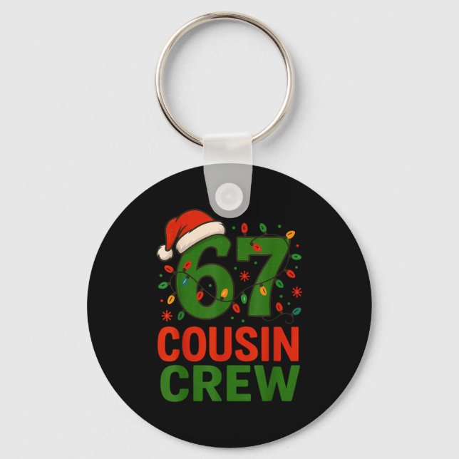 Chaveiro 6 7 Christmas Cousin Crew 67  (Frente)