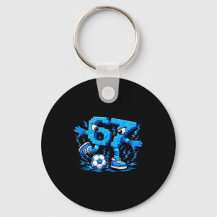 Chaveiro 6 7 chute de futebol brainrot italiano futebol eng
