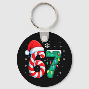 Chaveiro 6 7 Natal Divertido Seis Sete 67 Meme Homens Mulhe