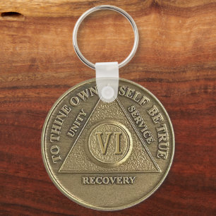 Chaveiro 6 anos de nome PERSONALIZADO Sober Medallion
