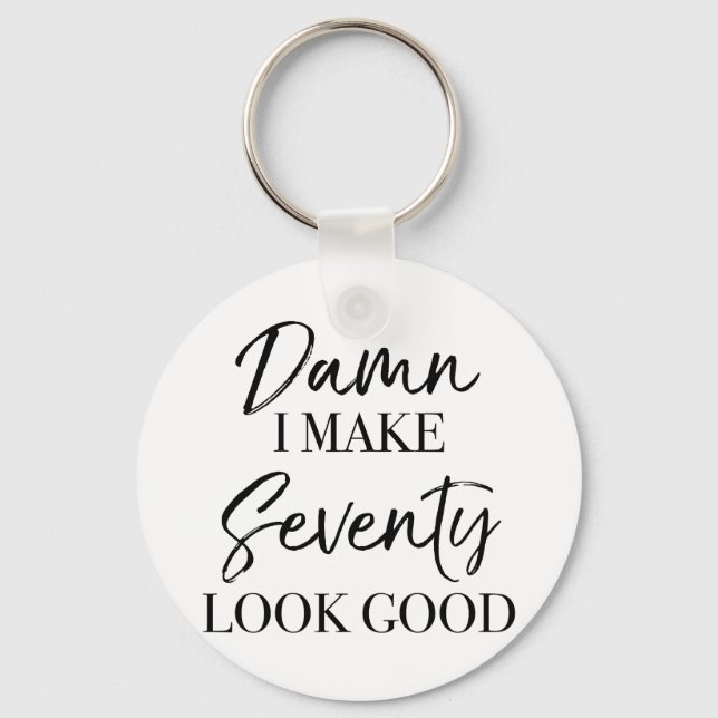 Chaveiro 70 Atitude de Aniversário (Frente)