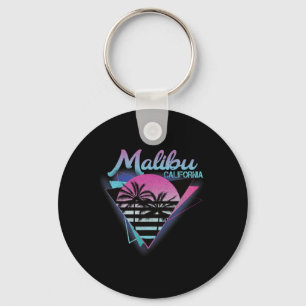 Chaveiro 70s 80s Na Cidade Da Califórnia Malibu Surfando