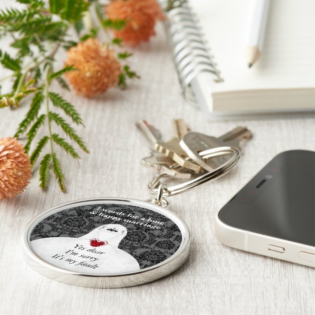 Chaveiro 7 Palavras Para Um Casamento Longo E Casamento Fel (Lateral)