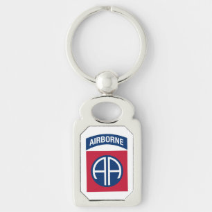Chaveiro 82.a Divisão Aerotransportada Insignia Veterano Mi