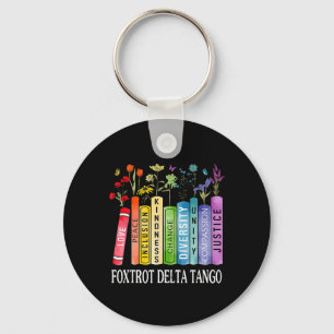Chaveiro 8647 Foxtrots Tangos Deltas Flor Resistente Boo