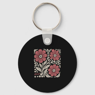 Chaveiro 8647 Sutil Anti Trump 86 47 Floral Estilo Boho 1