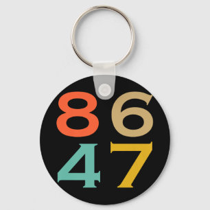 Chaveiro 86 47 Anti-Trump Impeach Trump 2024 Trump Impeachm