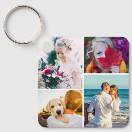 Chaveiro 8 Photo Double Sided Metal Rounded Keychain