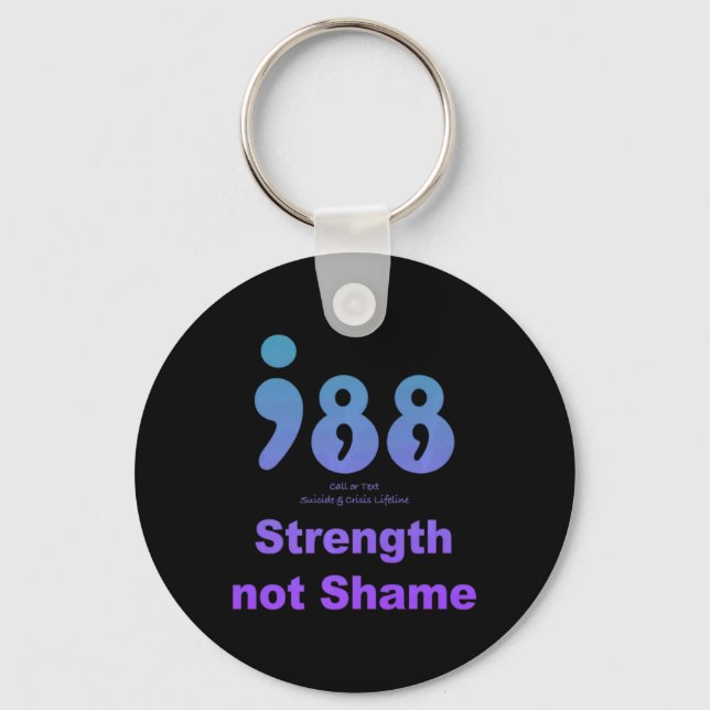 Chaveiro 988 National Suicide And Crisis Lifeline Strength  (Frente)